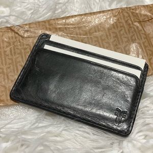 Frye Slate leather Oliver ID Card case.